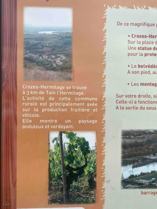 شقة Pres Des Vignes Crozes-Hermitage المظهر الخارجي الصورة
